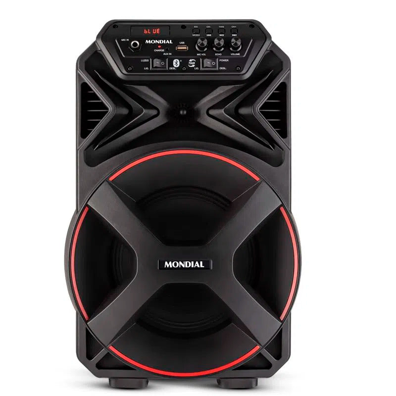 Caixa de Som Bluetooth  Mondial Amplificada Portátil 250W RMS