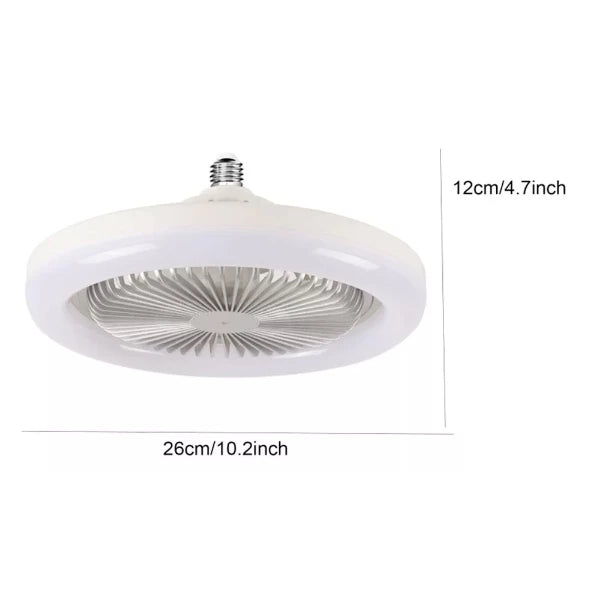 Ventilador De Teto Com Led Lâmpada  Com Controle