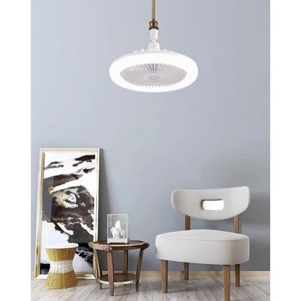 Ventilador De Teto Com Led Lâmpada  Com Controle