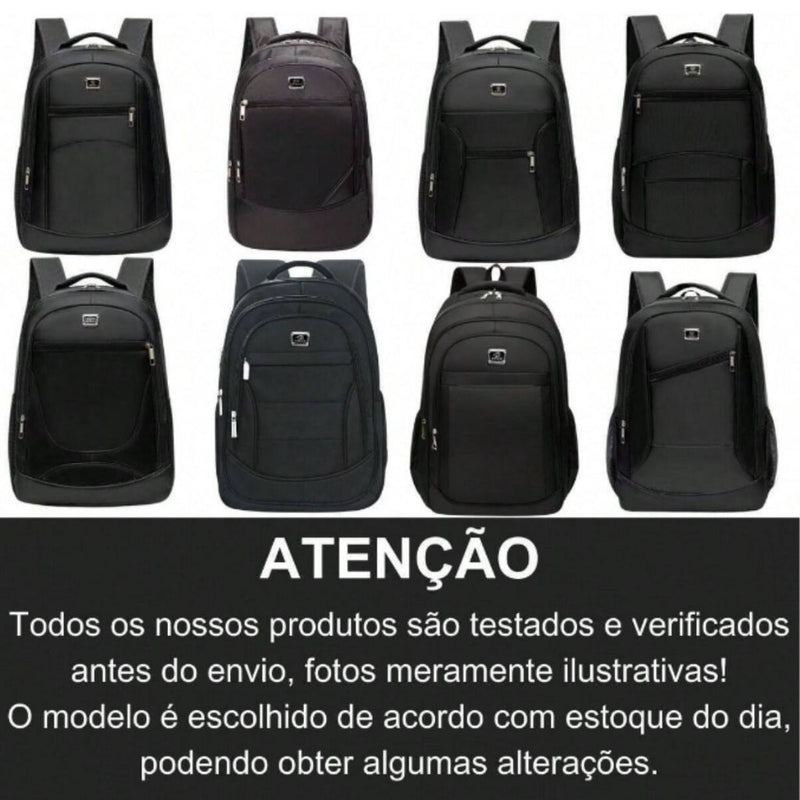 Mochila Mala Reforçada Notebook Unissex