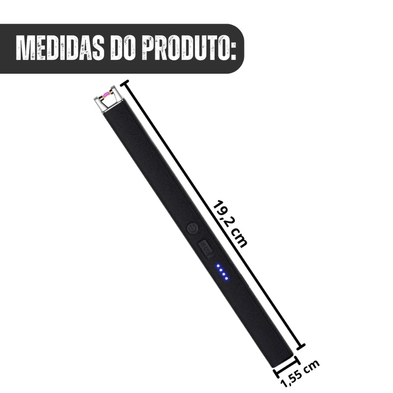 Acendedor Fogão Elétrico Eletrônico Usb Recarregável Luxo de plama