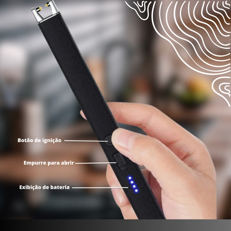 Acendedor Fogão Elétrico Eletrônico Usb Recarregável Luxo de plama