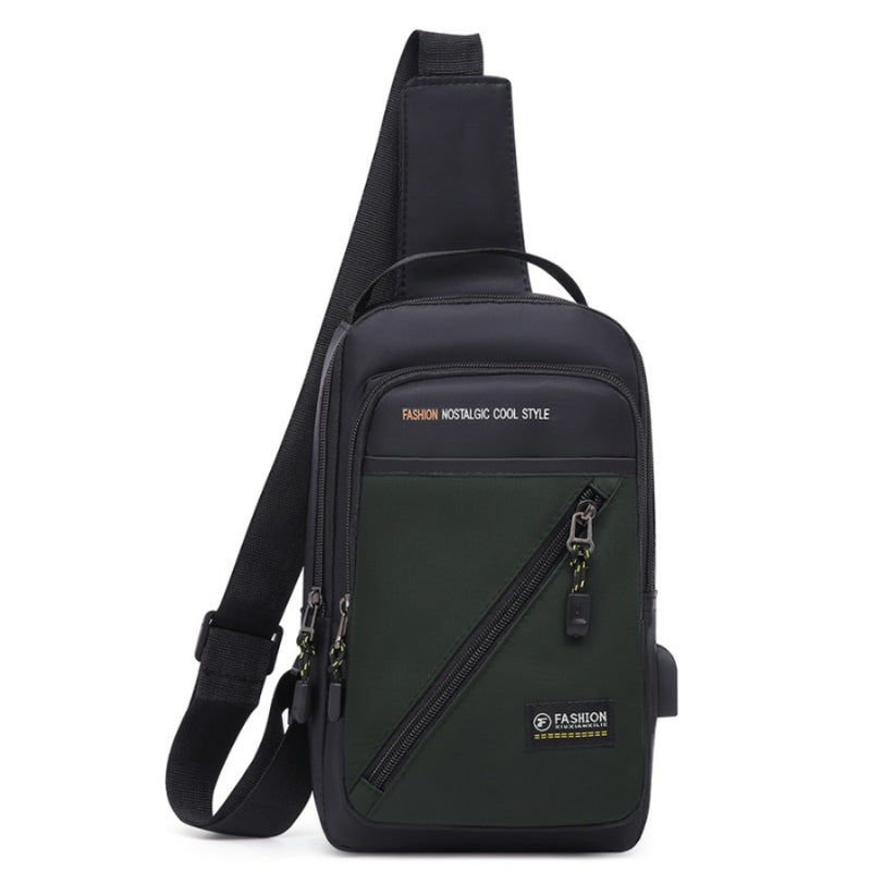 Mochila de Ombro Transversal Compacta
