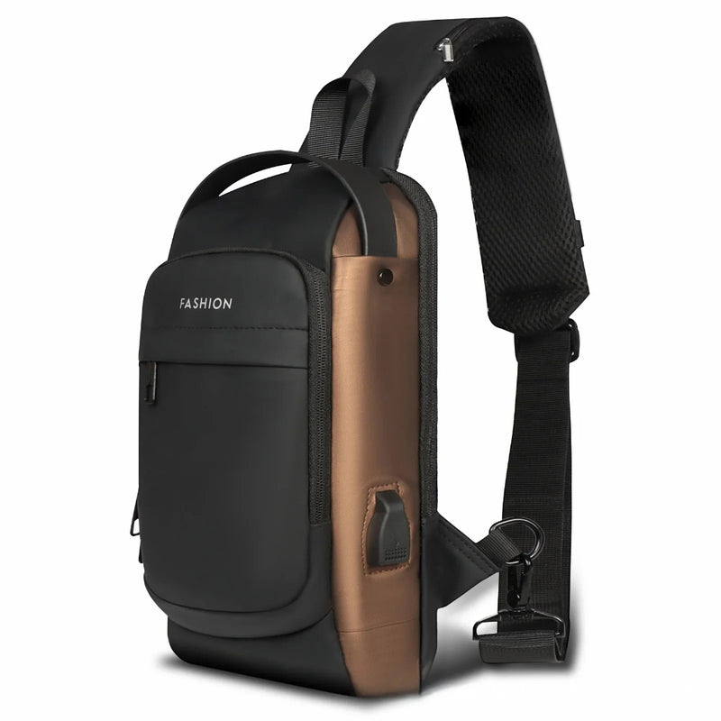Mochila de Ombro Transversal Compacta