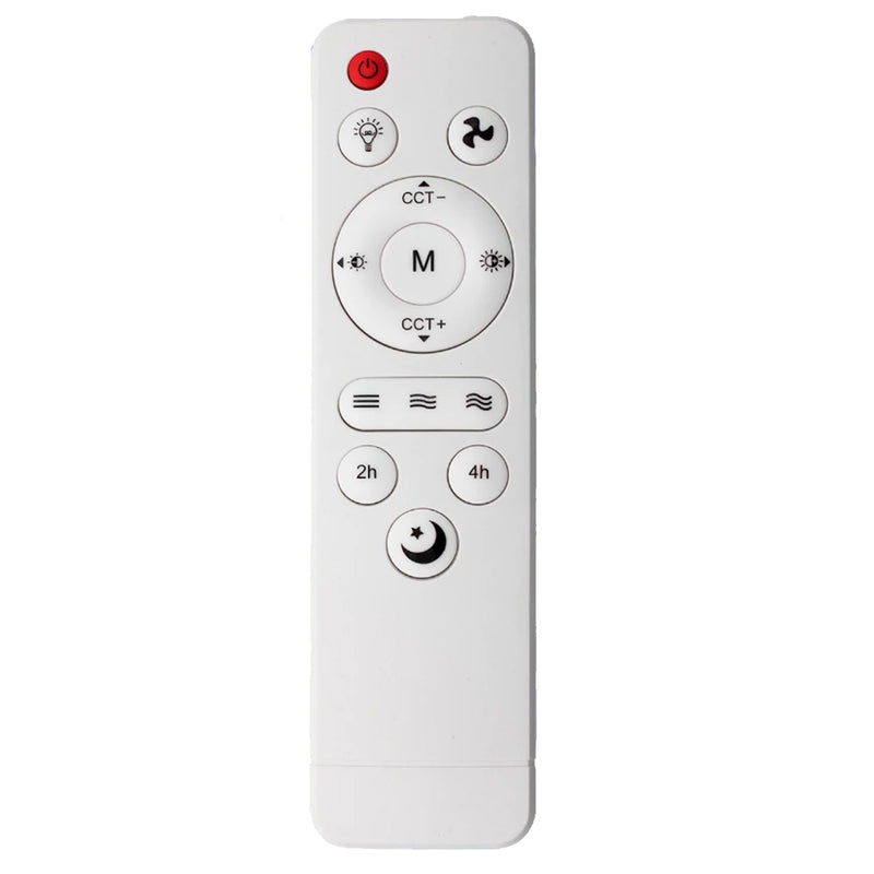 Ventilador Teto Com Luz 80W Integrada Silencioso Branco 6 Pás