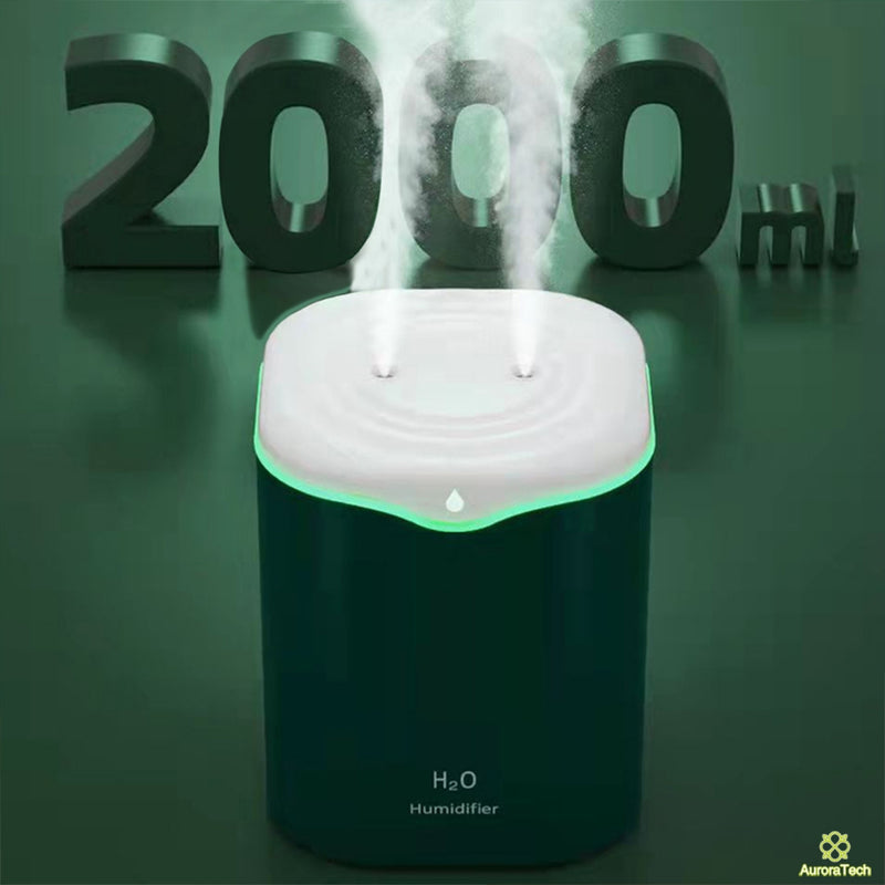 Umidificador De Ar 600ml  e 2000 ml Grande Com Bico Duplo