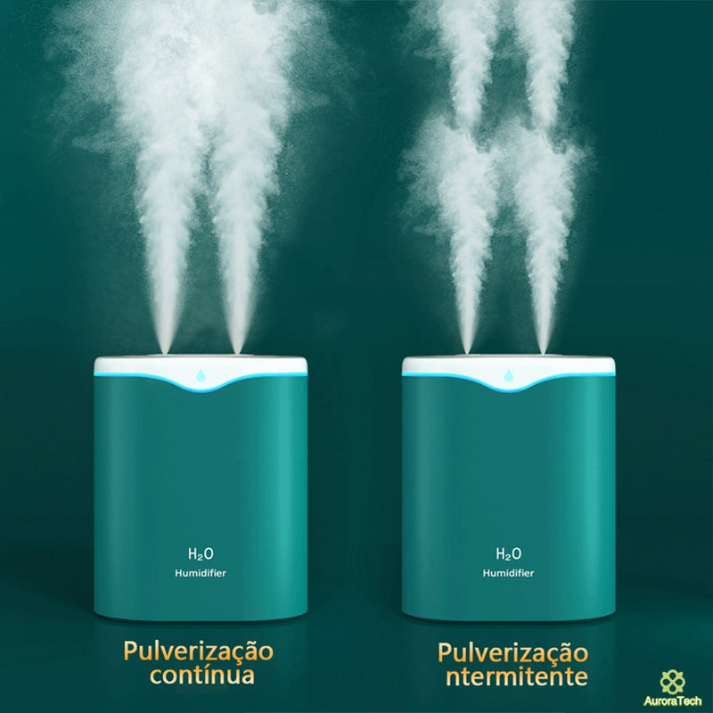 Umidificador De Ar 600ml  e 2000 ml Grande Com Bico Duplo
