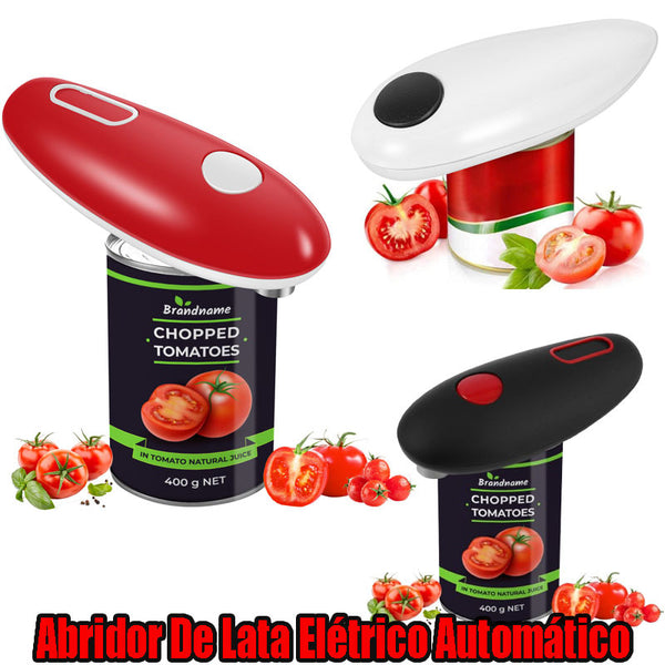 Abridor De Latas Elétrico Borda Lisa Automático