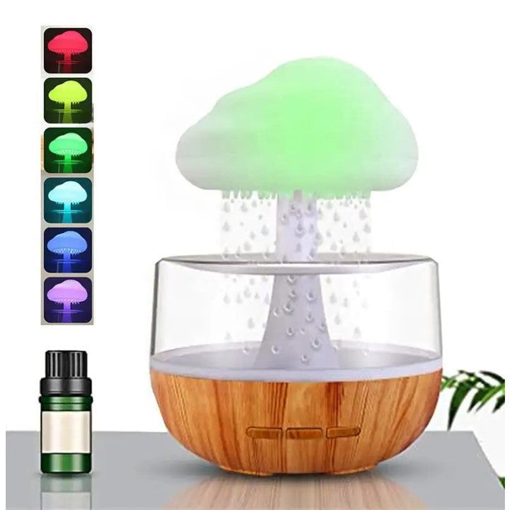 Umidificador Difusor  Aroma Bluetooth Com Som chuva
