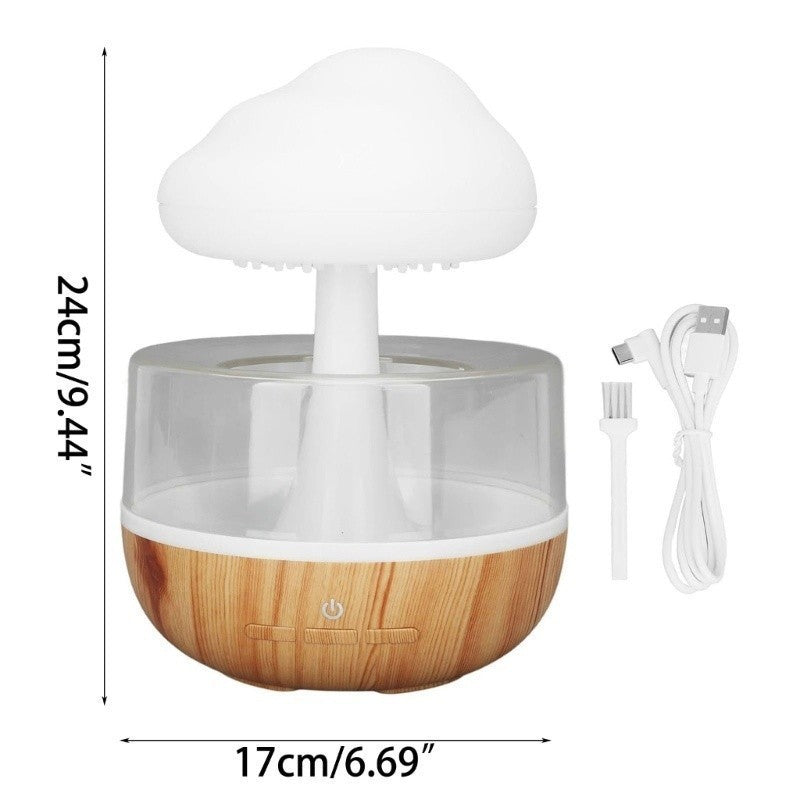 Umidificador Difusor  Aroma Bluetooth Com Som chuva