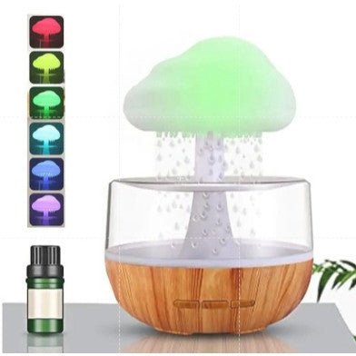 Umidificador Difusor  Aroma Bluetooth Com Som chuva