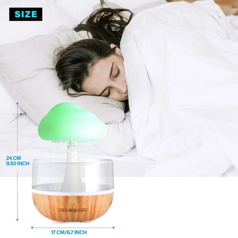 Umidificador Difusor  Aroma Bluetooth Com Som chuva