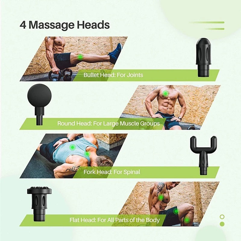 Massageador Elétrico Alta Frequência Profissional Muscular Massagem