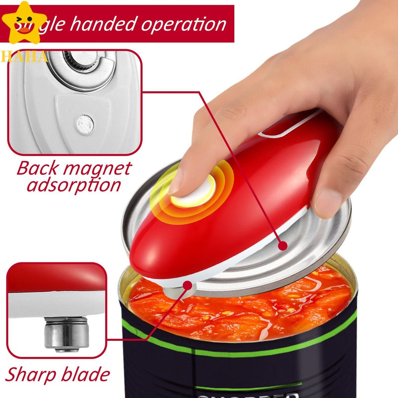 Abridor De Latas Elétrico Borda Lisa Automático