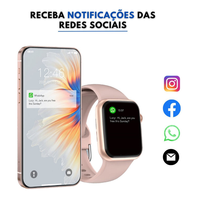 Smartwatch Relogio Serie 10 com NFC