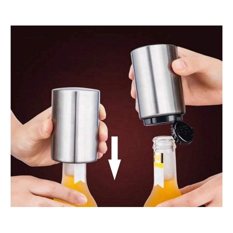 Abridor De Cerveja Garrafas Vidro Magnetico Automático