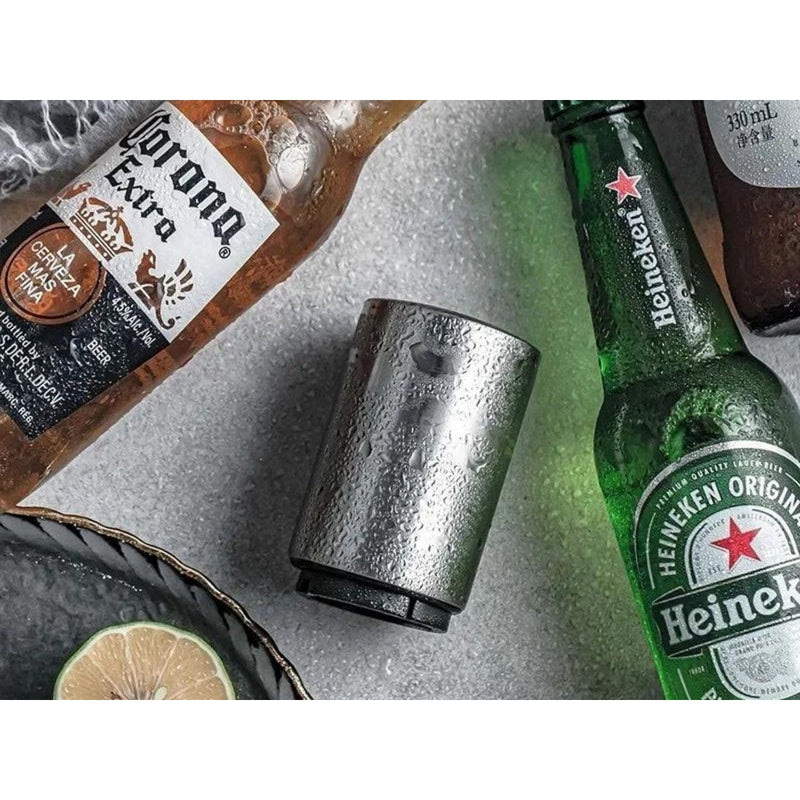 Abridor De Cerveja Garrafas Vidro Magnetico Automático