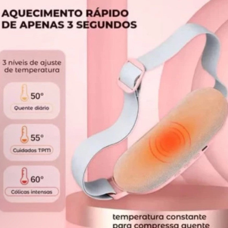 Cinta Compressa Térmica para Cólica Menstrual