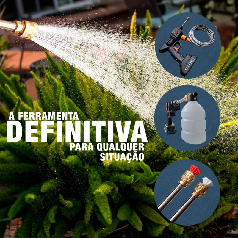 Lavadora Portátil de Alta Pressão 68V + 2 Baterias