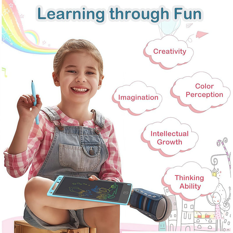 Lousa Mágica Infantil com Tela LCD — Tablet brinquedo