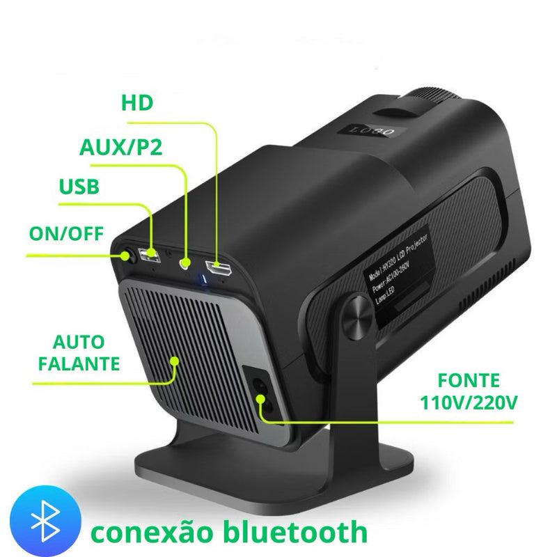 Projetor  Android Wi-fi Hd 390 Lançamento