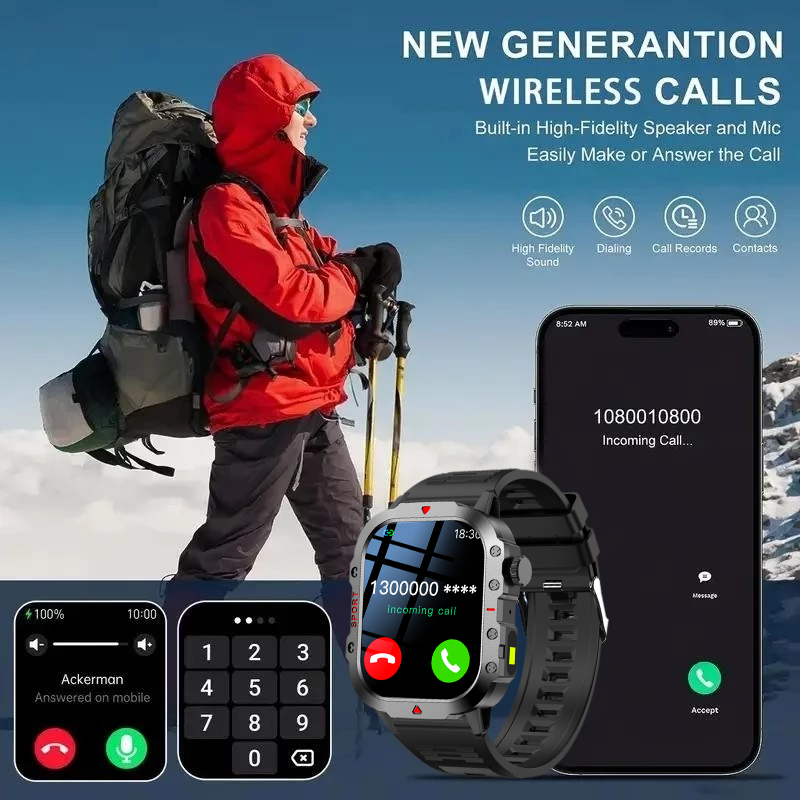 Smart Watch 2.01 Polegadas Grande HD