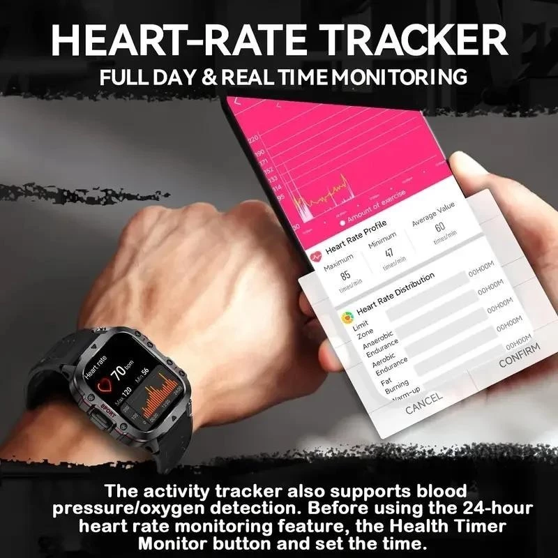 Smart Watch 2.01 Polegadas Grande HD
